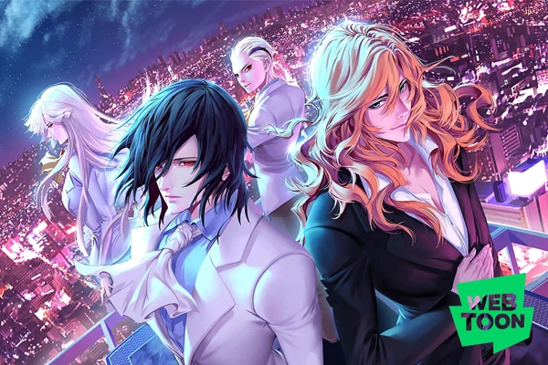 Manhwa Korea modern dalam format webtoon full color